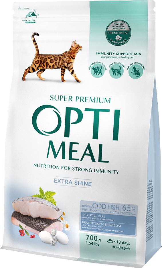 Корм Optimeal для котів Тріска 700г